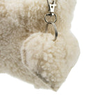 Schaap wit etui met hartje 15cm