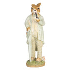 Decoratie Beeld Konijn 33 cm Beige Kunststof
