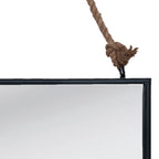 Spiegel 50x40 cm Zwart MDF Grote Spiegel
