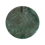 Marmeren bijzettafel rond groen
