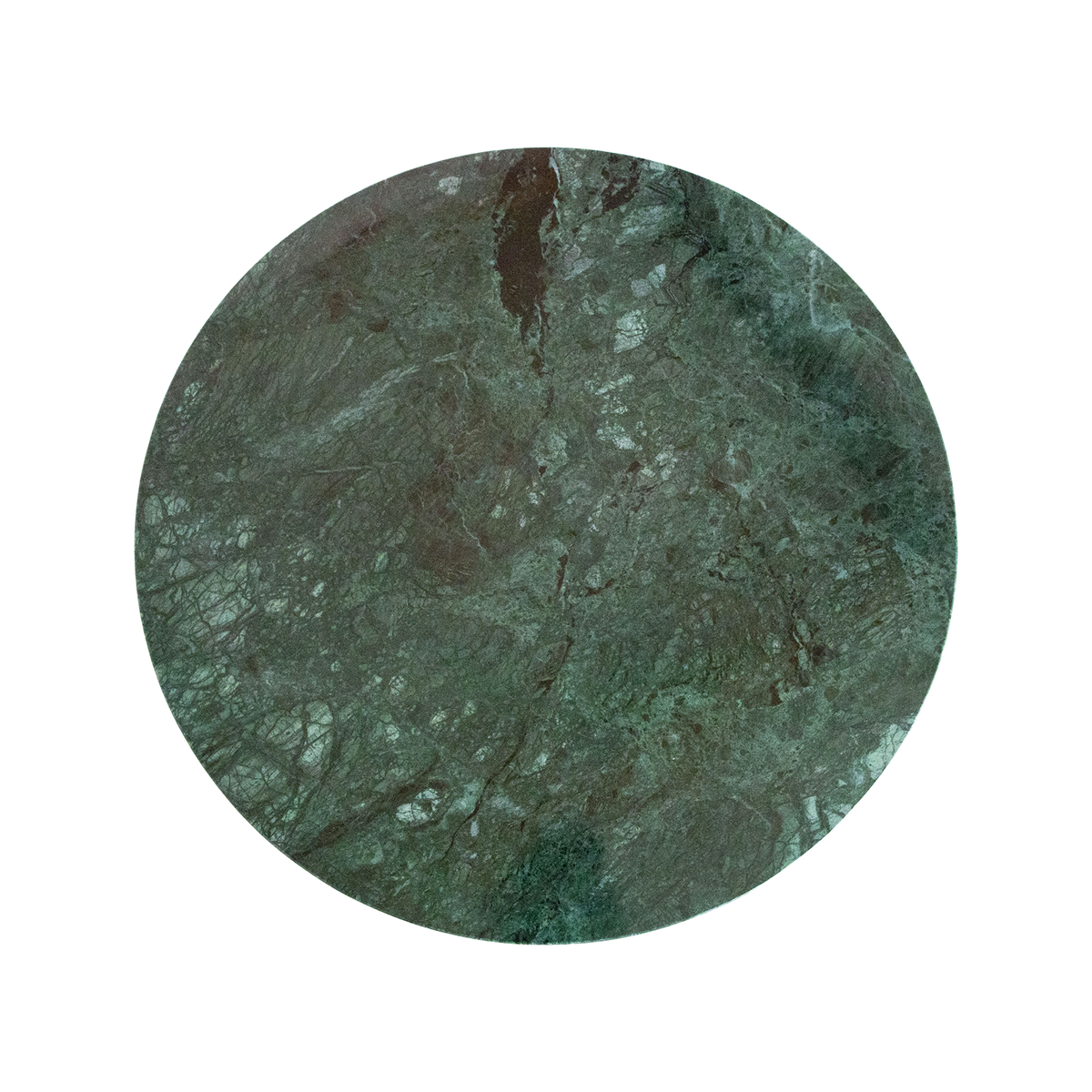 Marmeren bijzettafel rond groen