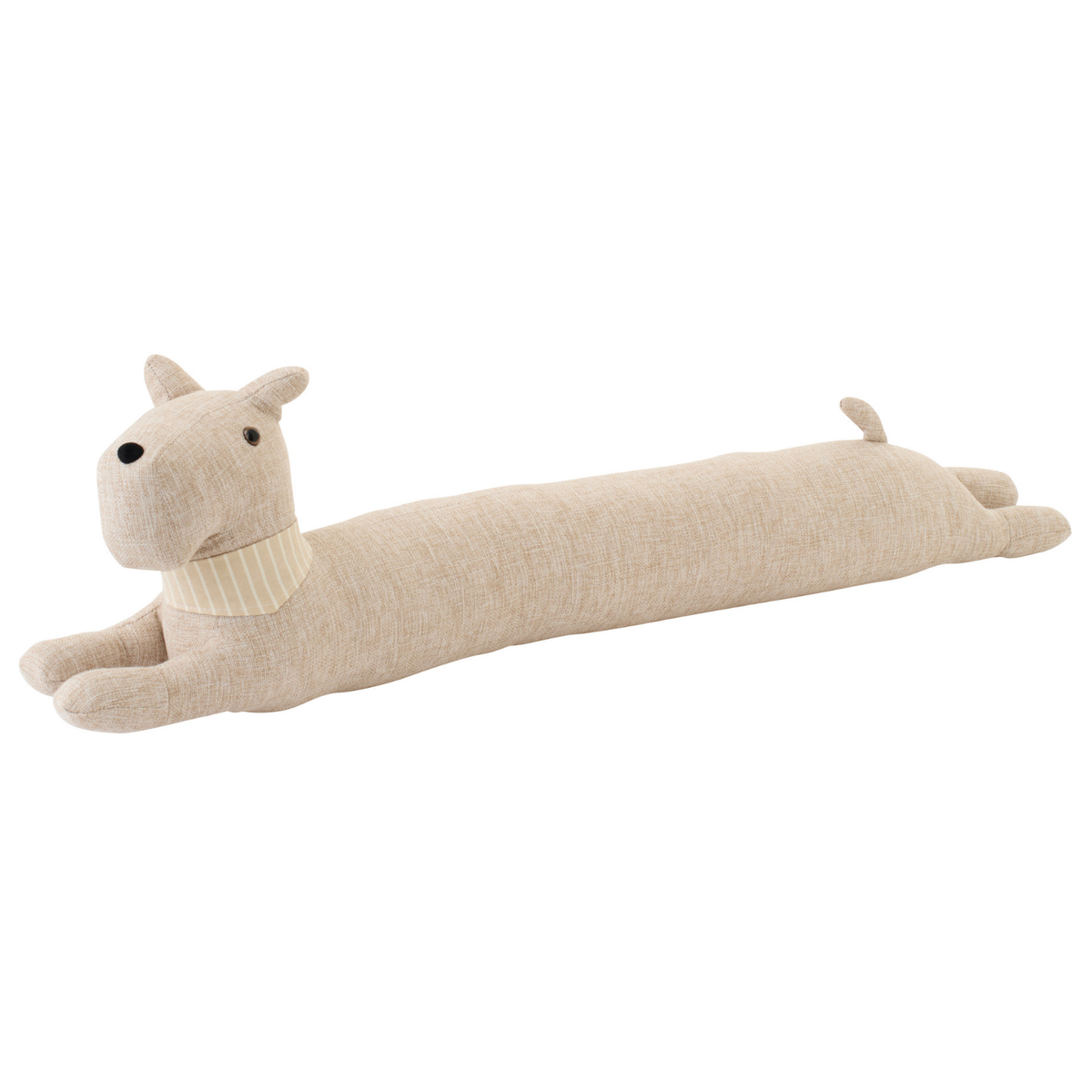 J-Line tochrol Hond + Sjaal - polyester - beige