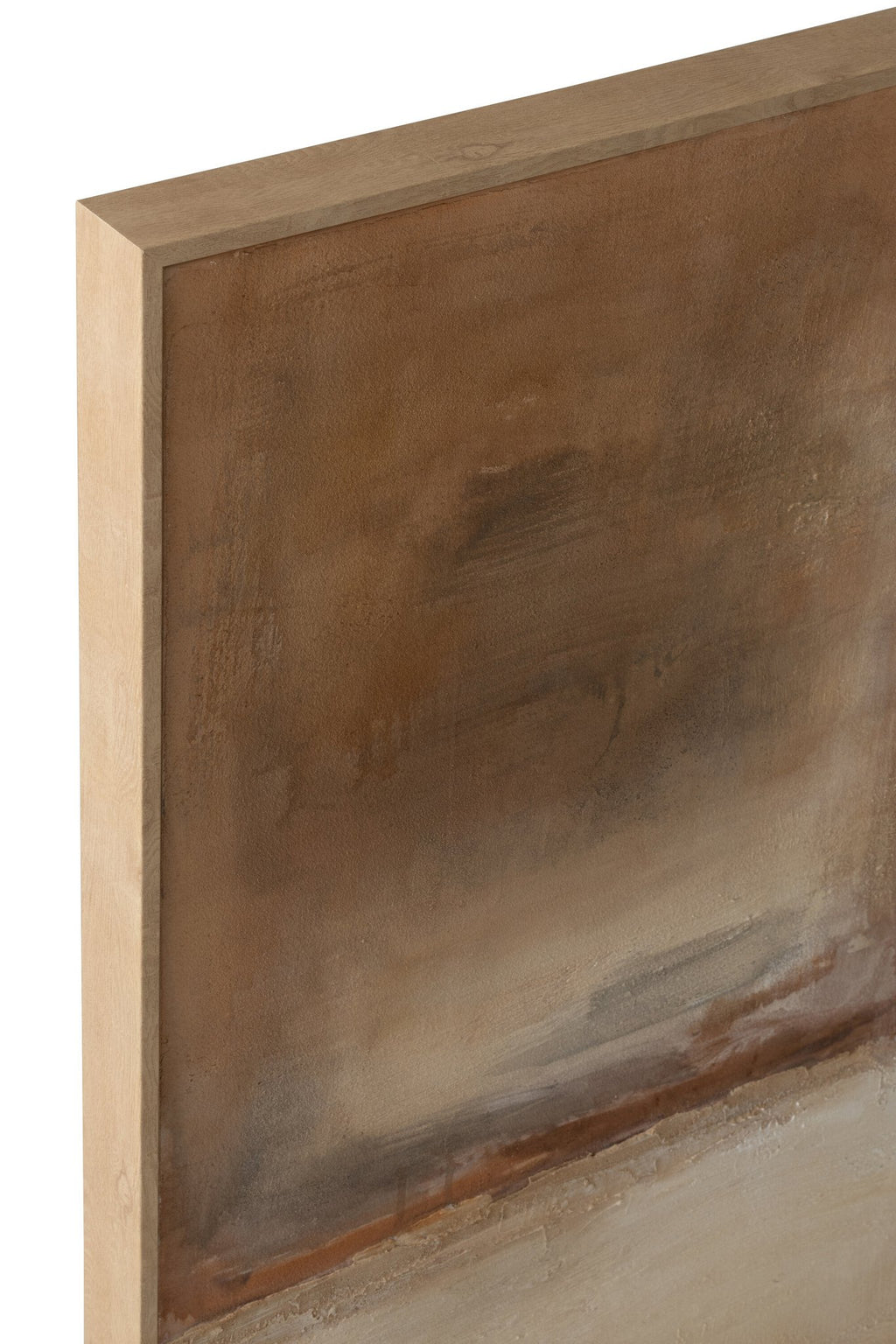 J-Line schilderij Abstract - hout - bruin