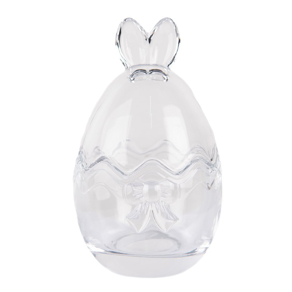 Glazen potje Ei Ø 8x14 cm Transparant Glas