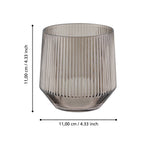 Windlicht Bezamby Smoke 14x14cm