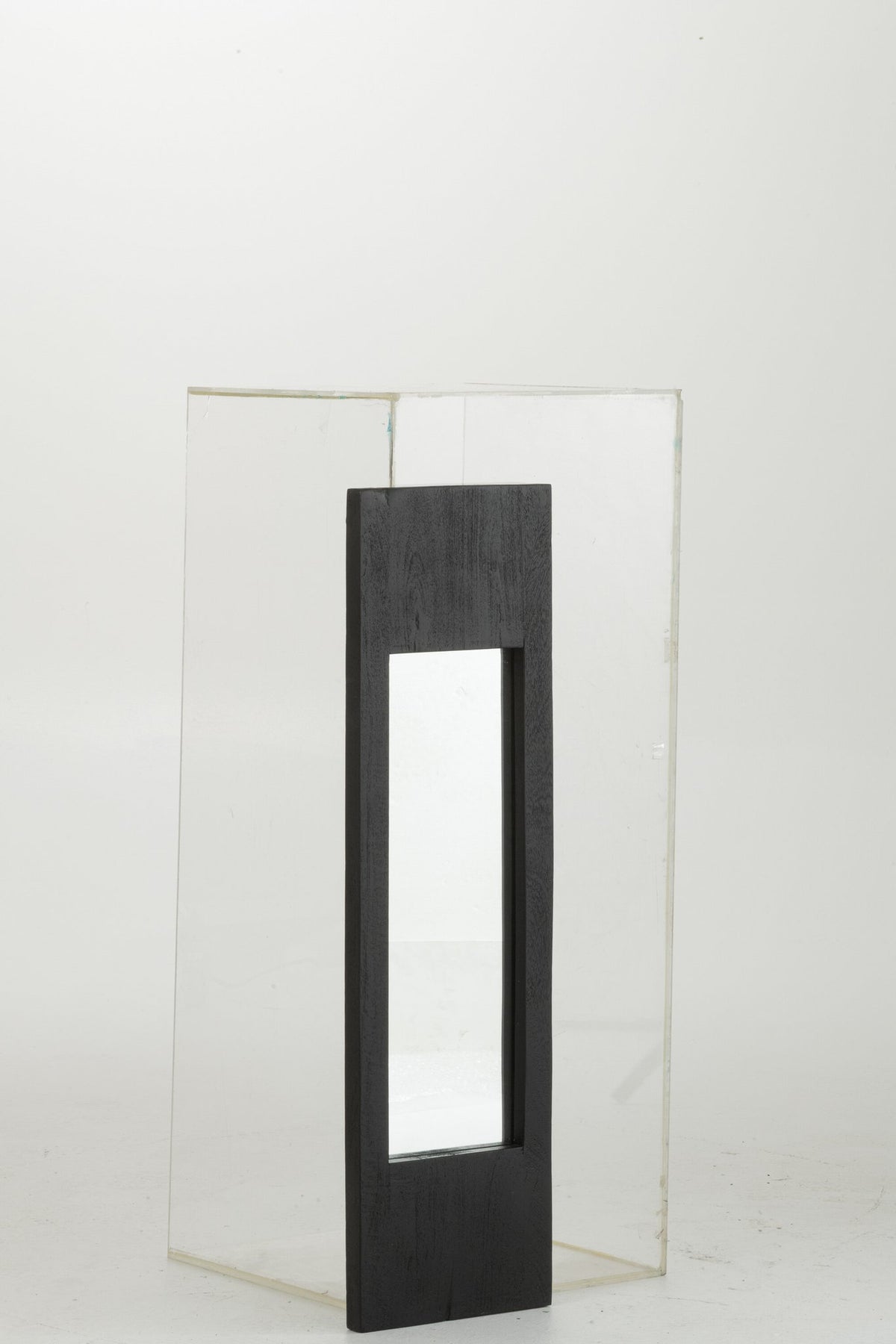 J-Line spiegel - hout - zwart - S