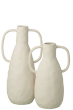 J-Line vaas Jodi - steengoed - wit - L