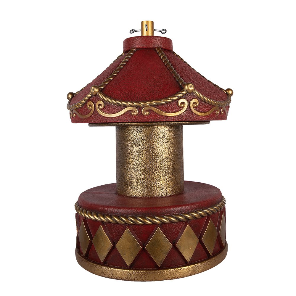 Kerstboom Standaard Draaimolen Ø 52x73 cm Rood Keramiek