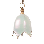 Decoratie Hanger Bel Ø 16x22 cm Wit Metaal