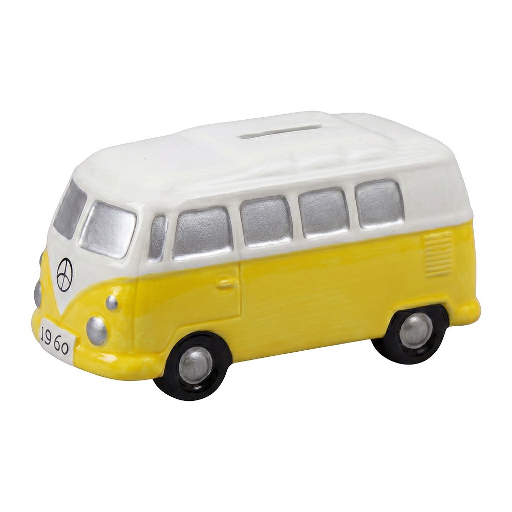 Spaarpot Bus Blauw Keramiek Spaarpot