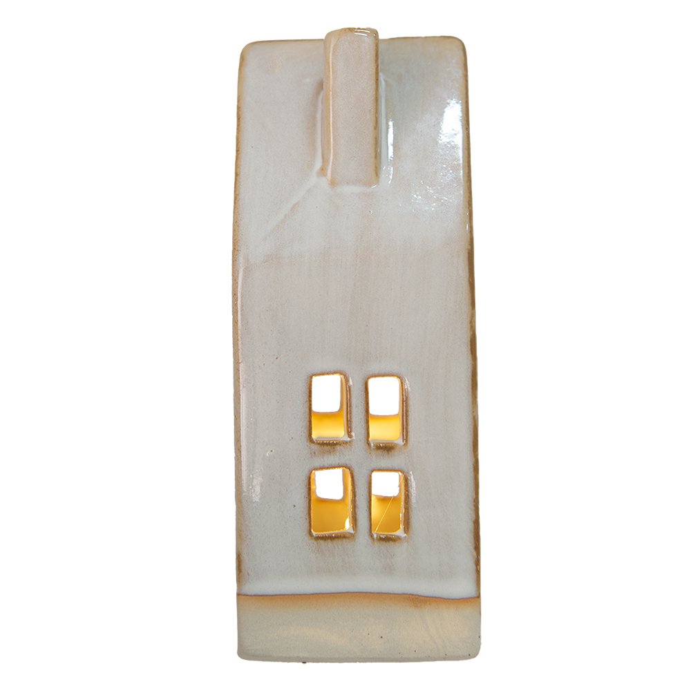 Decoratie Huis 15 cm Beige Porselein