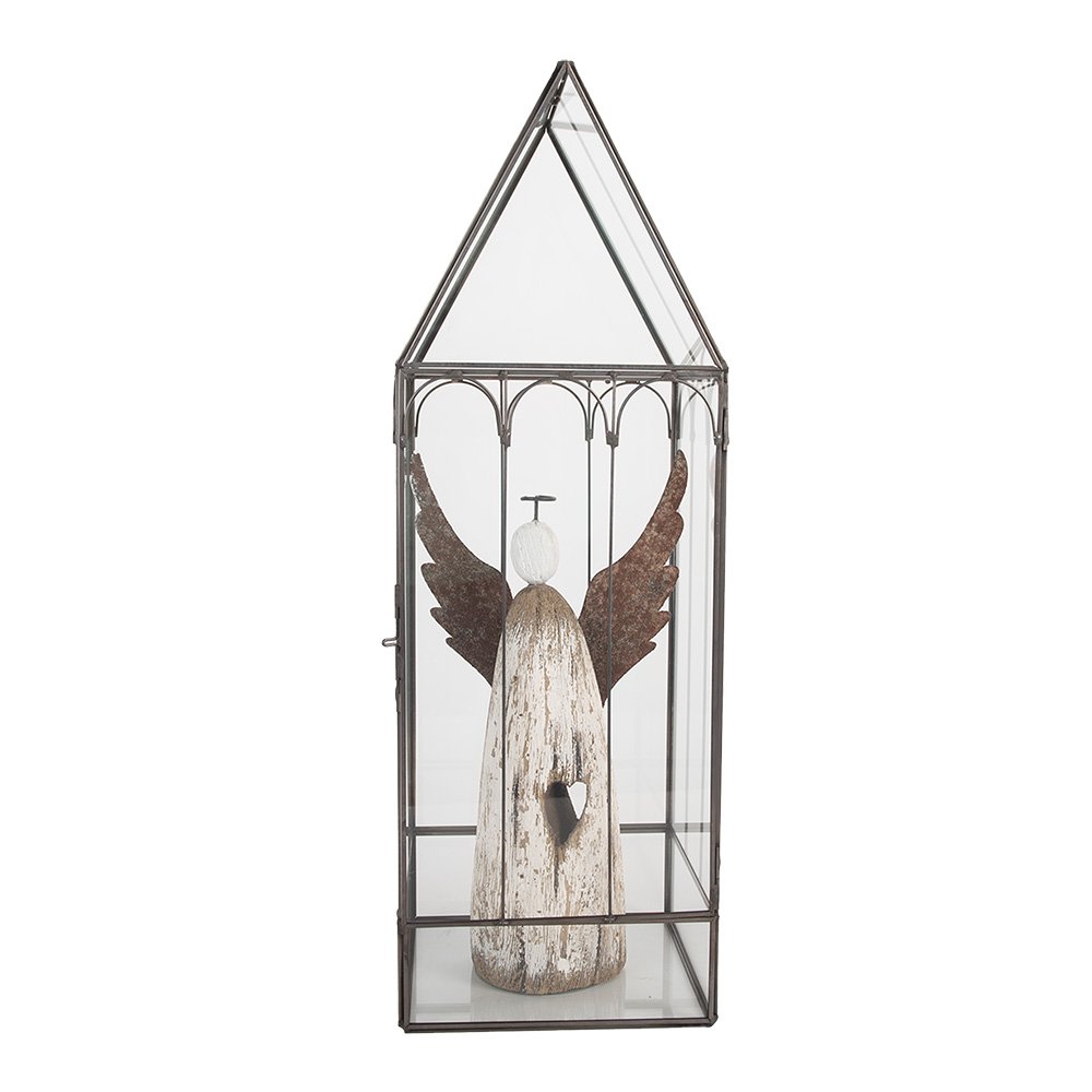 Decoratie KweekKastje 15x15x45 cm transparant metaal