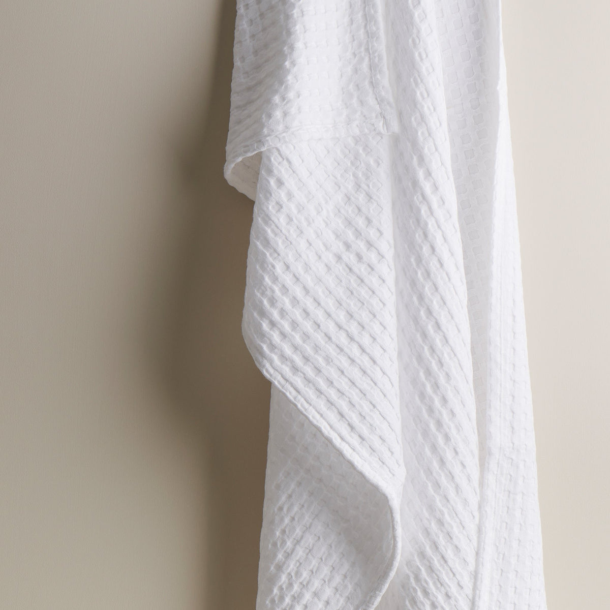 Katoenen wafelhanddoek - absorberend, sneldrogend, thuisgebruik