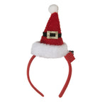 Kerst Haarband 27 cm Rood Kunststof