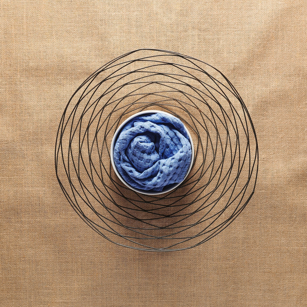 Katoenen wafelhanddoek - sneldrogend