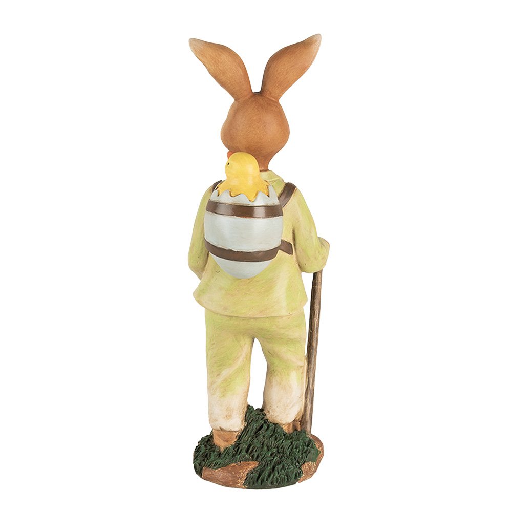 Decoratie Beeld 32 cm Bruin Groen Kunststof