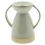 Kandelaar 9 cm Beige Porselein Kaarsenstandaard