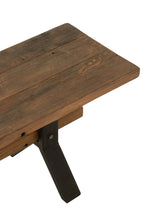 J-Line Verouderd bank - hout - bruin