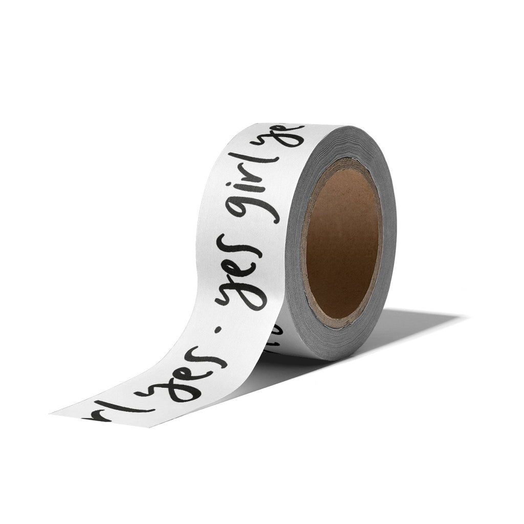 Washi tape Ja meisje ja, per 9 stuks