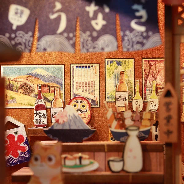 Cutebee, DIY Booknook, Under the Sakura Tree, YS06B, 18x11x23cm