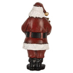Kerstdecoratie Kerstman 10x10x21 cm Rood Kunststof