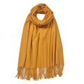 Wintersjaal Dames 68x175 cm Geel Synthetisch Wintershawl