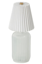 J-Line Tafellamp - glas - gebroken wit