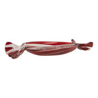 Decoratie schaal 23x11x4 cm Rood Glas