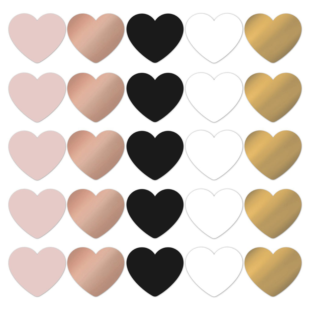 Spring/Summer '24 Hearts cadeaustickers op rol - 500 stuks
