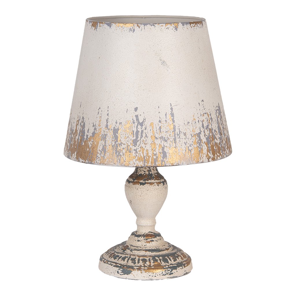 Tafellamp Ø 32x47 cm Beige Metaal