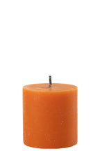J-Line buitenkaars Pilaar Paraffine - oranje - small - 70U