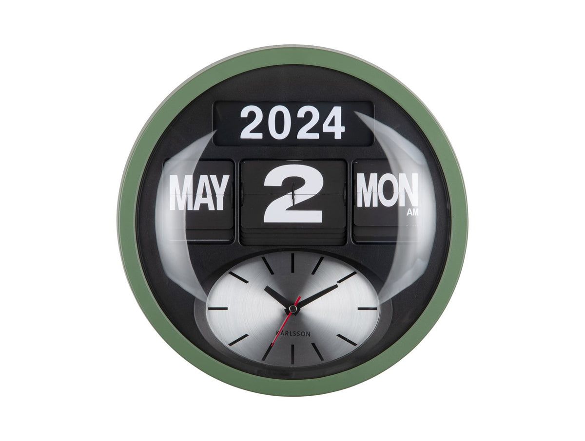 Wandklok Ronde Flip