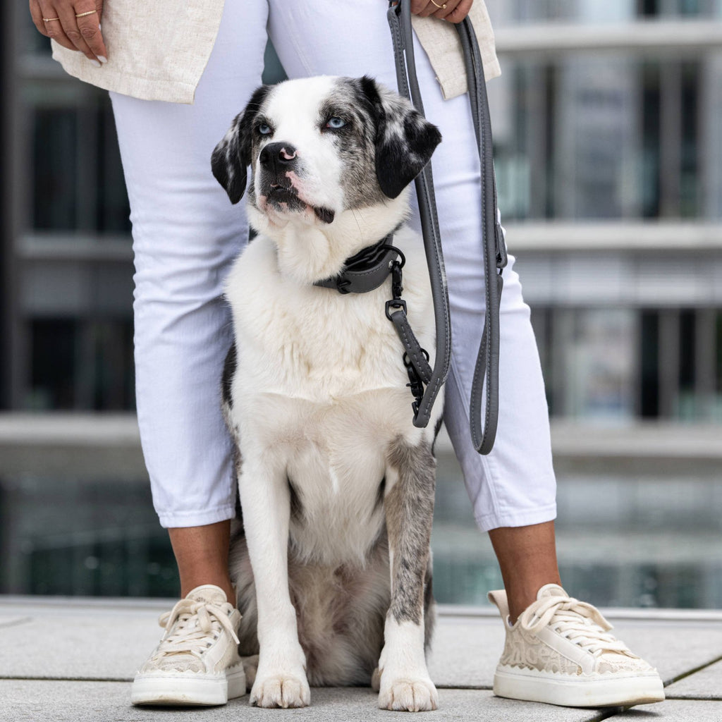Laboni Amici – Rondgestikte leren riem