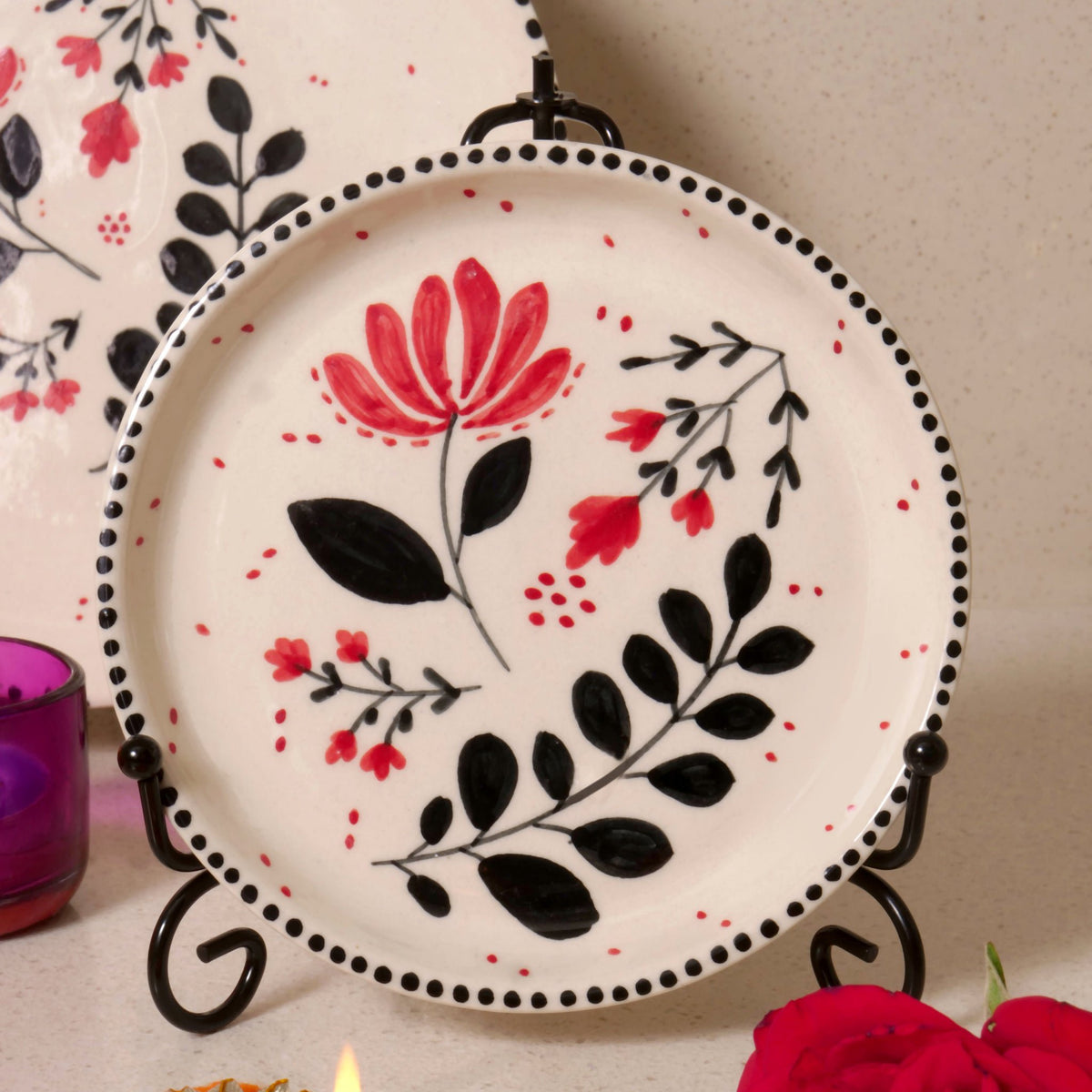 Amara Bord – Dessertbord – Duurzaam Geglazuurd Keramiek – 5 Inch