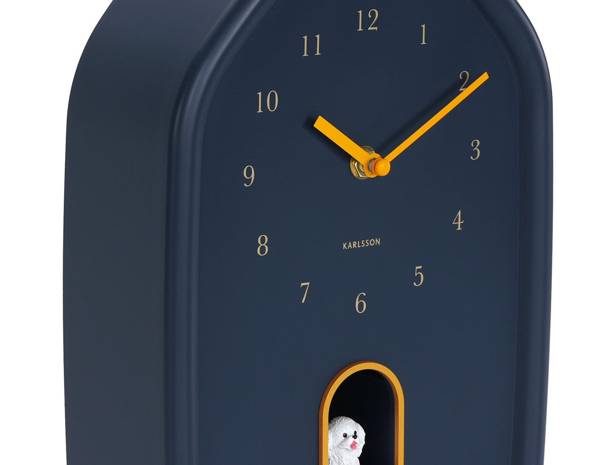 Wandklok Modern Hondje
