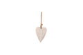 Volhout hanger hart 8st.7x10cm wit gewassen