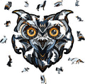 Eco Wood Art (EWA), Houten Legpuzzel Eagle-Owl, Size L, 3489, 38,4x38,8x0,4cm