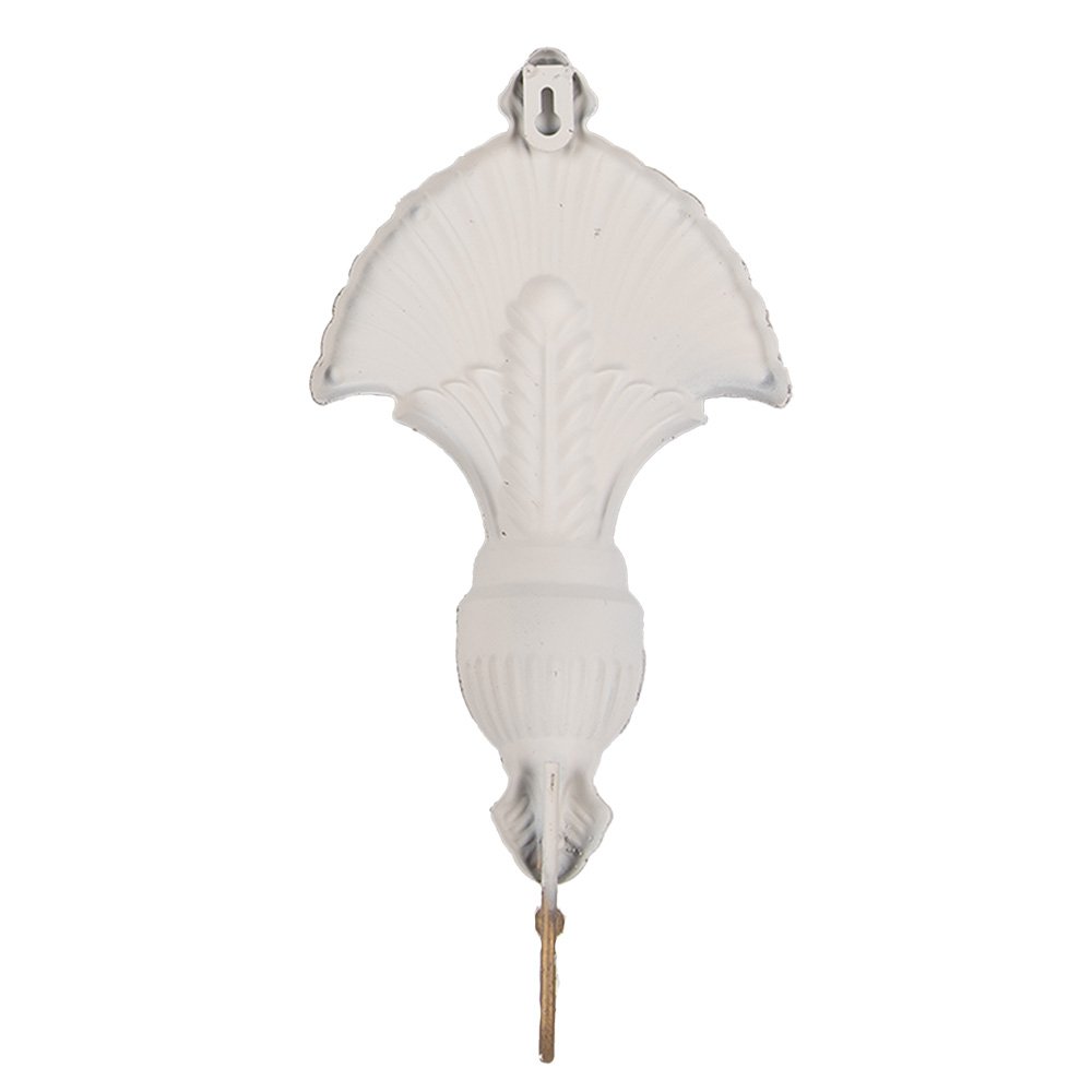Wandhaak 16x4x33 cm Beige Metaal