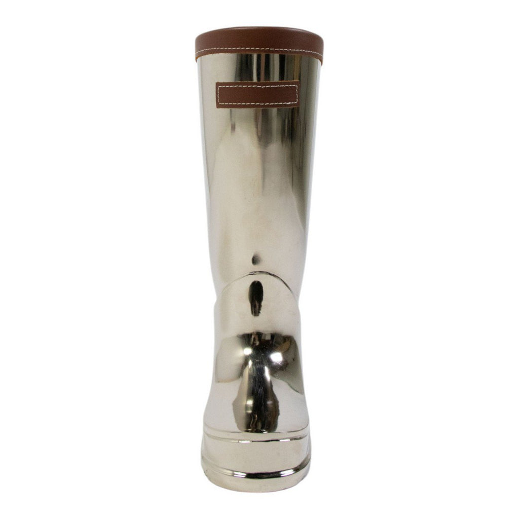 Paraplu Standaard leer zilver h45cm
