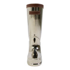 Paraplu Standaard leer zilver h45cm