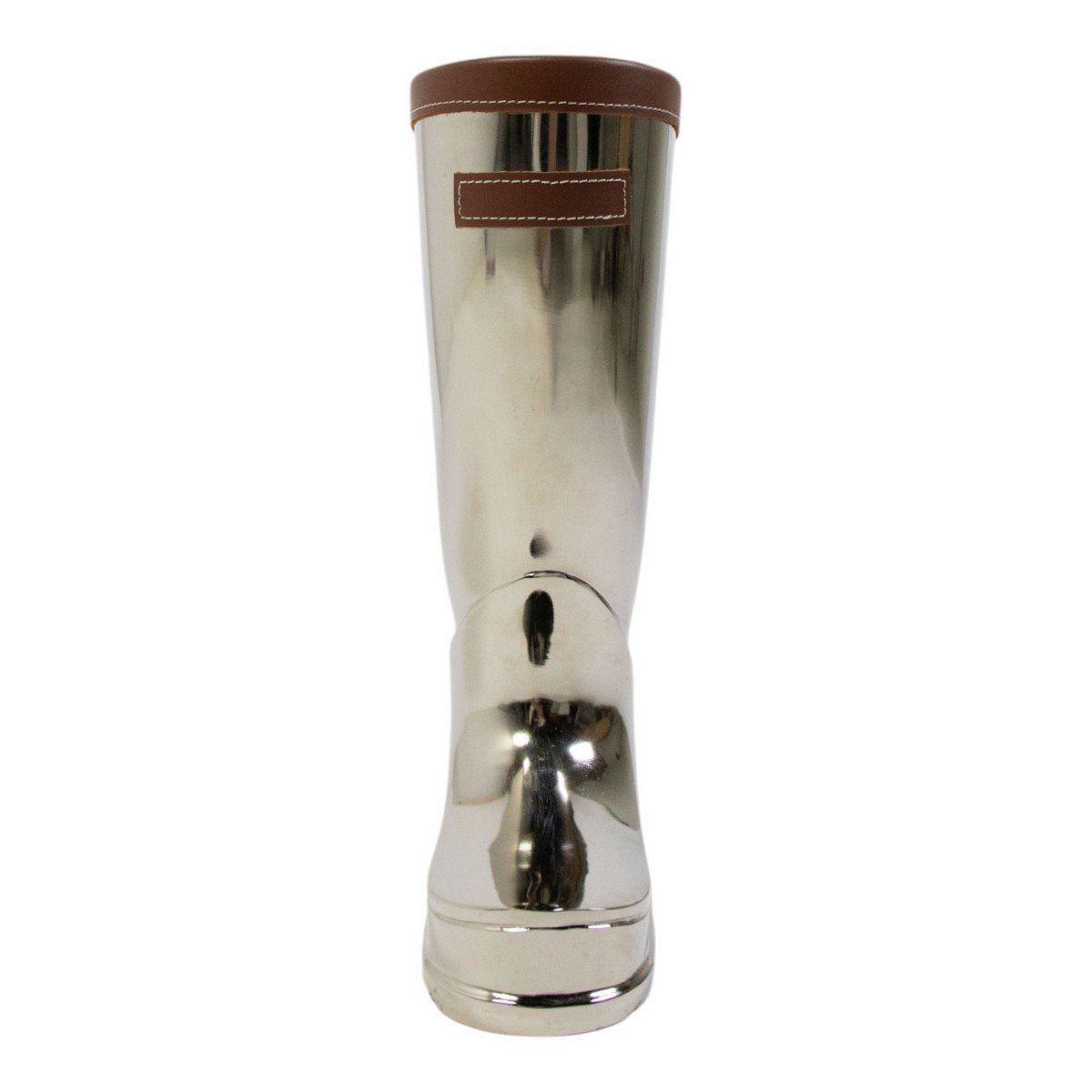 Paraplu Standaard leer zilver h45cm