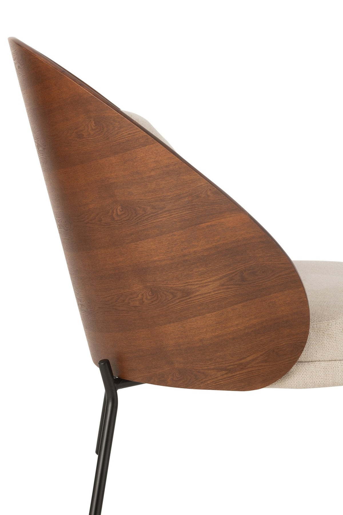 J-Line Loungestoel Multiplex/Metaal Bruin/Beige