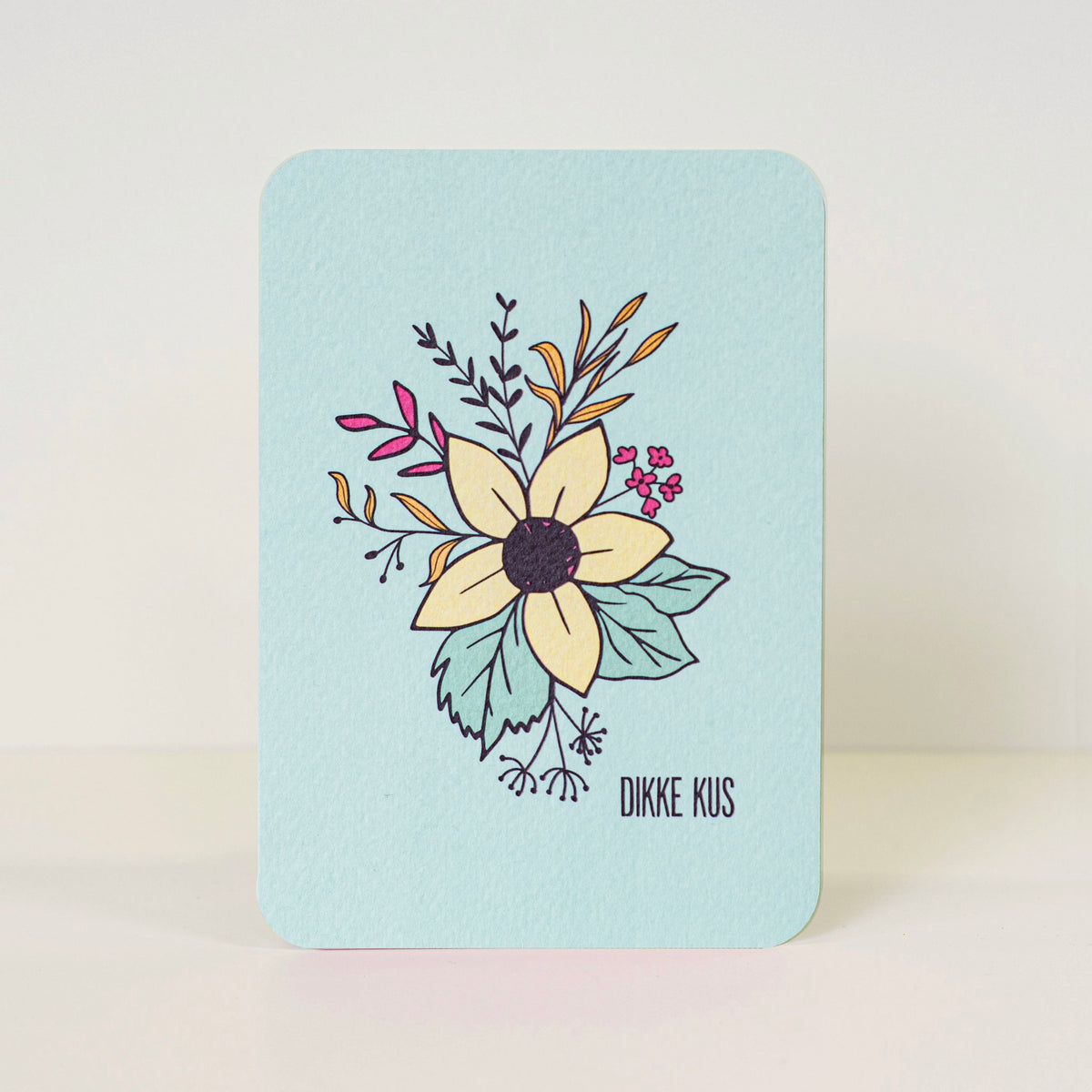 Postcard 'Dank je wel'