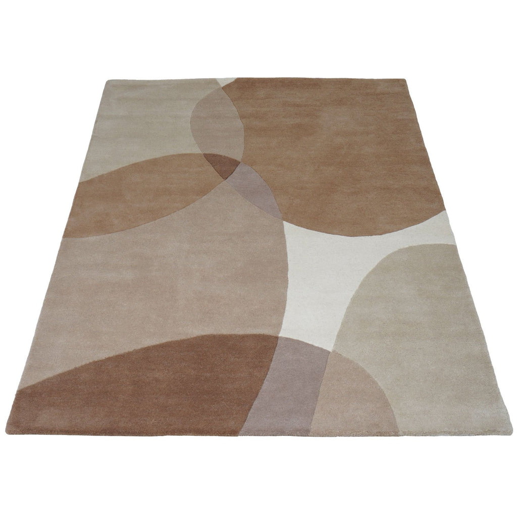 Vloerkleed Abstract Beige/Bruin - 200 x 280 cm