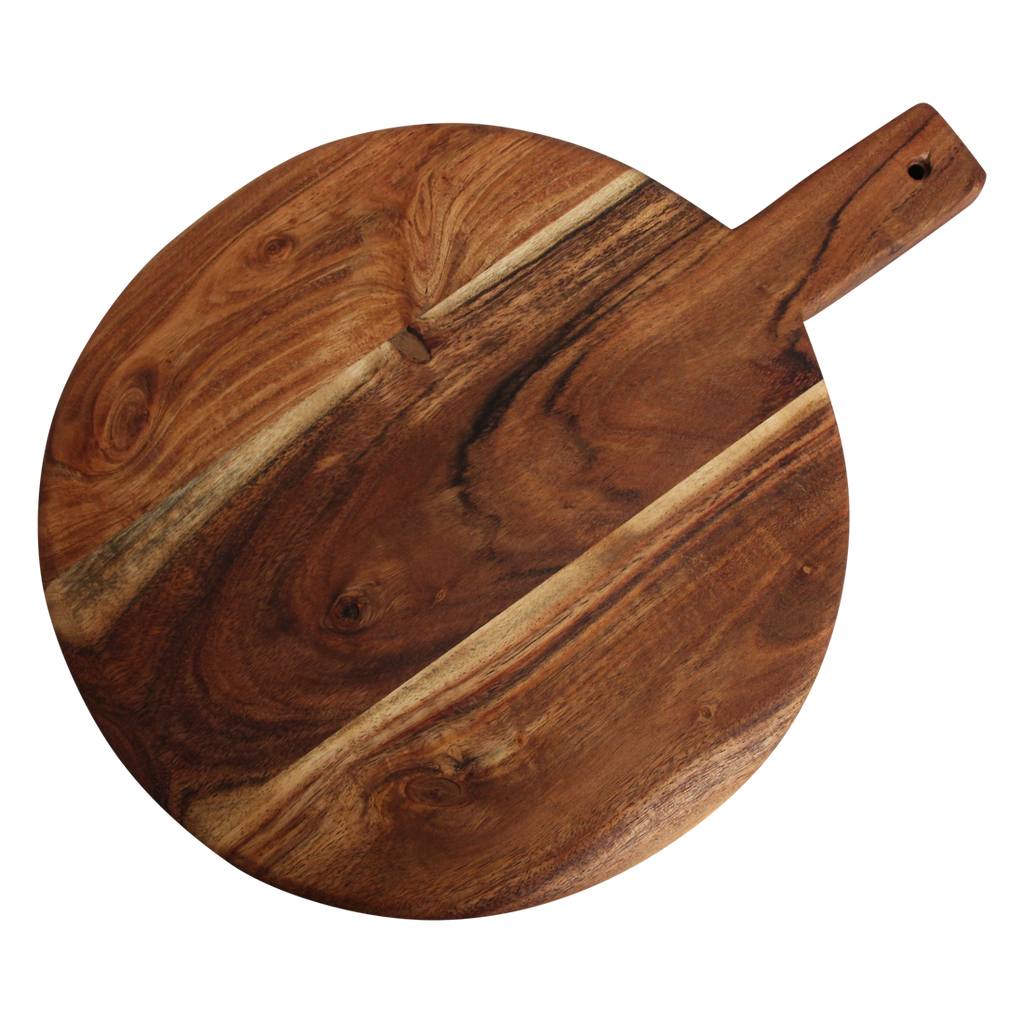 Acaciahouten borrelplank/pizzabord