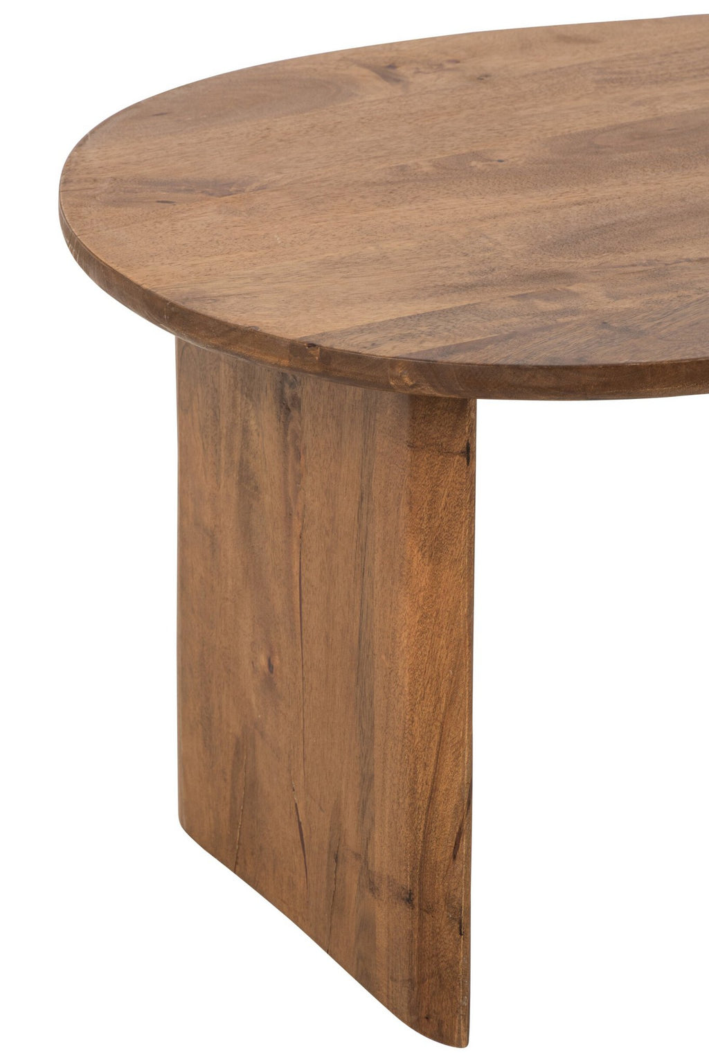 J-Line Salontafels - mangohout - naturel - set van 2