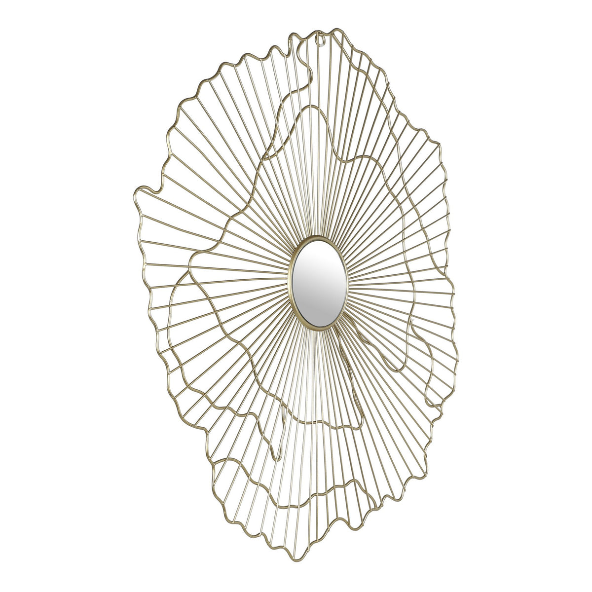 Spiegel Esashi Goud 65x1x59 cm