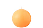 J-Line Kaars Bol Wax Fluo Oranje - 30 Uur