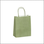 Papieren tas - S – Olijf groen- Jade (100 stuks)