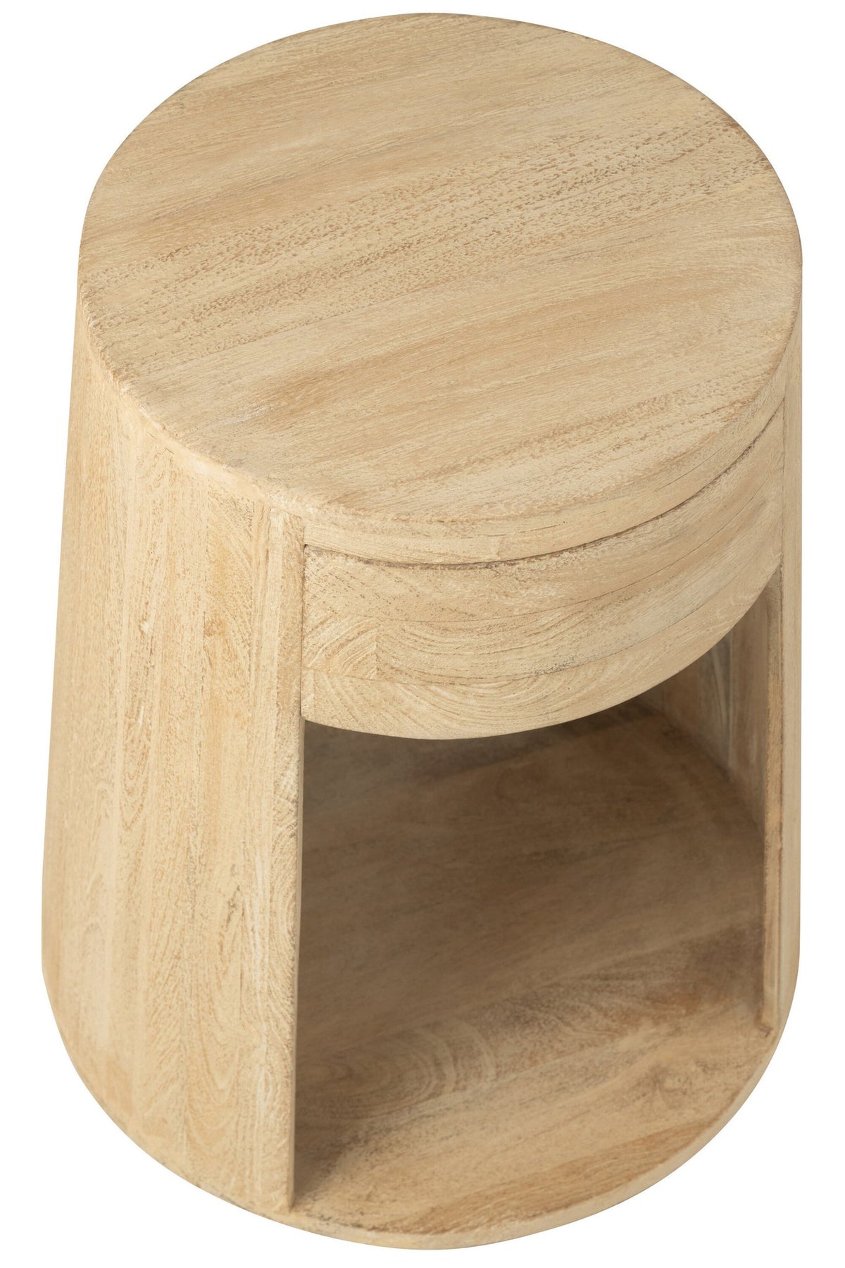 J-Line Bijzettafel Drawn Mango Hout/Mdf Naturel